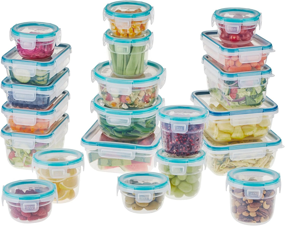 Plastic Total Solution (21-Pack) Large Food Storage Containers Set
