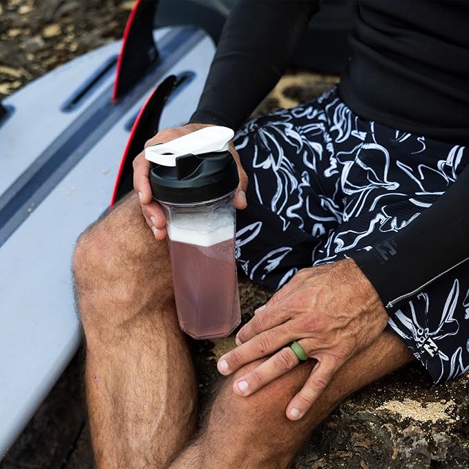 YETI Yonder Helimix Vortex Blender Shaker Bottle Holds up to 27oz | No Blending Ball or Whisk | USA Made | Portable Pre Workout Whey Protein Drink Shaker Cup | Dishwasher Safe, Tropical Pink