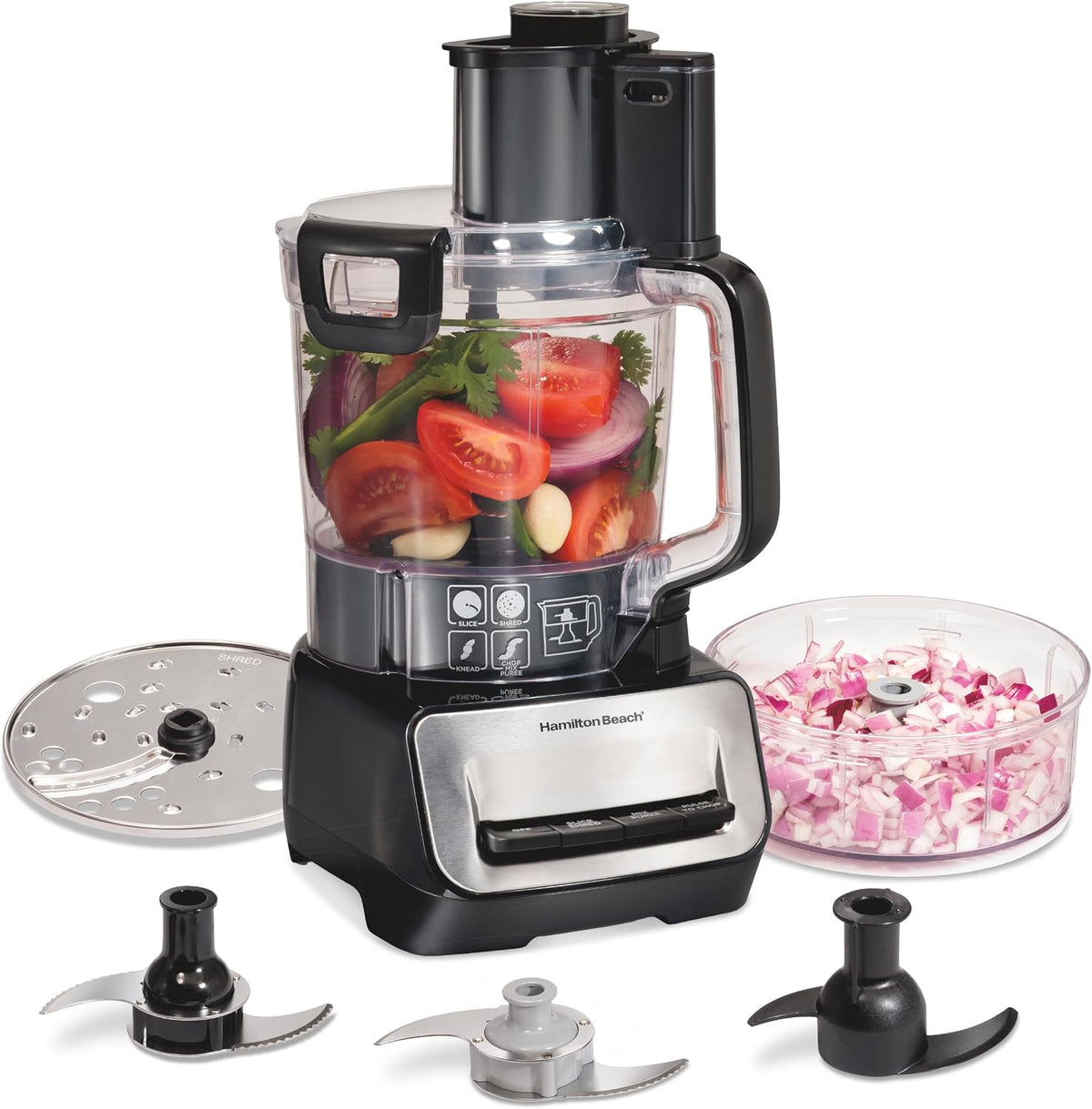 Stack & Snap 14 Cup Food Processor and Vegetable Chopper