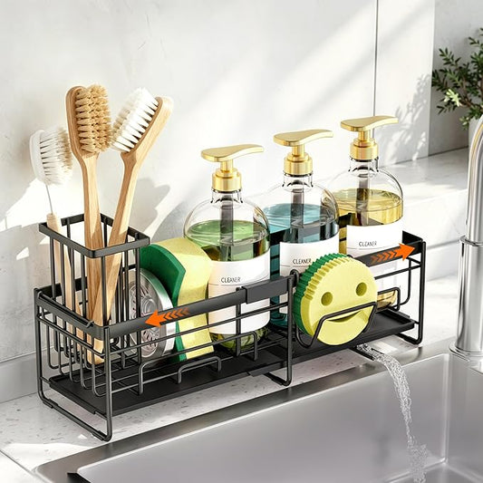 Extendable Sponge Holder for Kitchen Sink