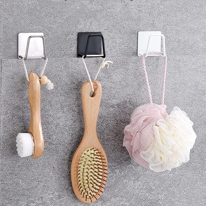 LYART 4Pcs Premium Sink Sponge Holder for Kitchen Sink Caddy Brush - SUS304 Stainless Steel Waterproof Rustproof Quick Drying Strong Self Adhesive (4. Black X 8Pcs)