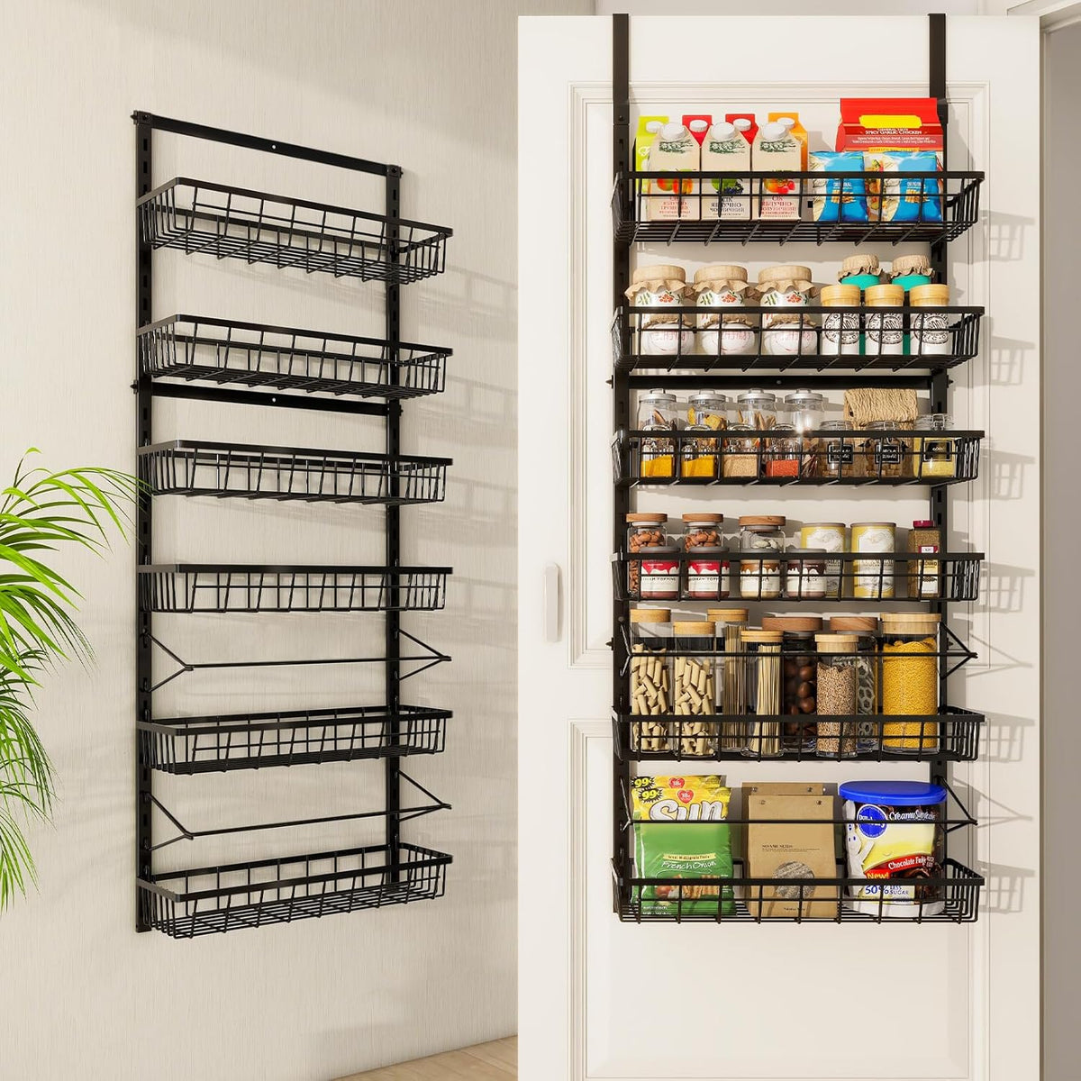 Over The Door Pantry Organizer, Pantry Storage and Organization