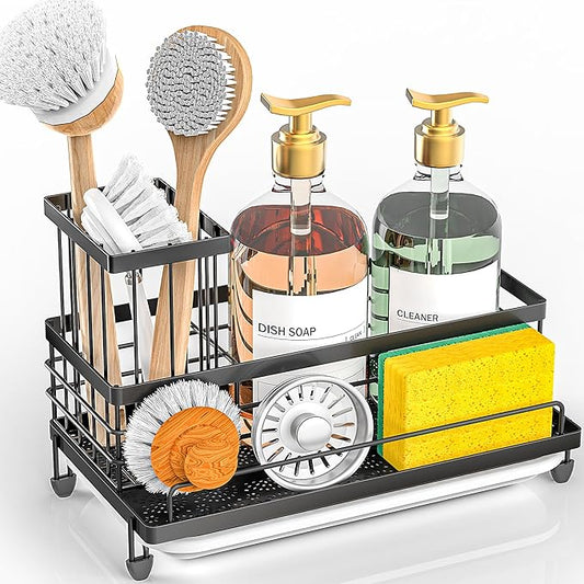 Cisily Large Capacity Kitchen Sink Caddy Organizer