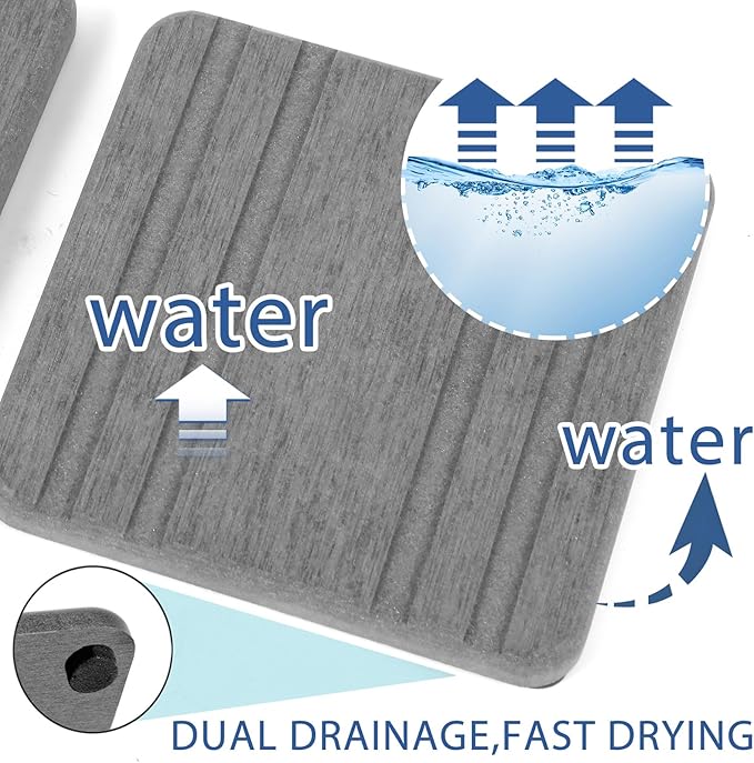 2PCS Water Absorbing Stone Tray, Quick Drying Diatomite Stone Sink Tray, Water Absorbent Diatomite Coasters for Kitchen Sink