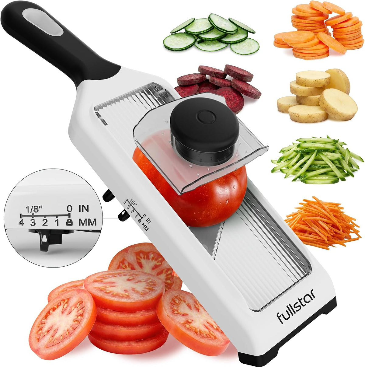 Handheld Mandoline Vegetable Slicer & Julienne Cutter