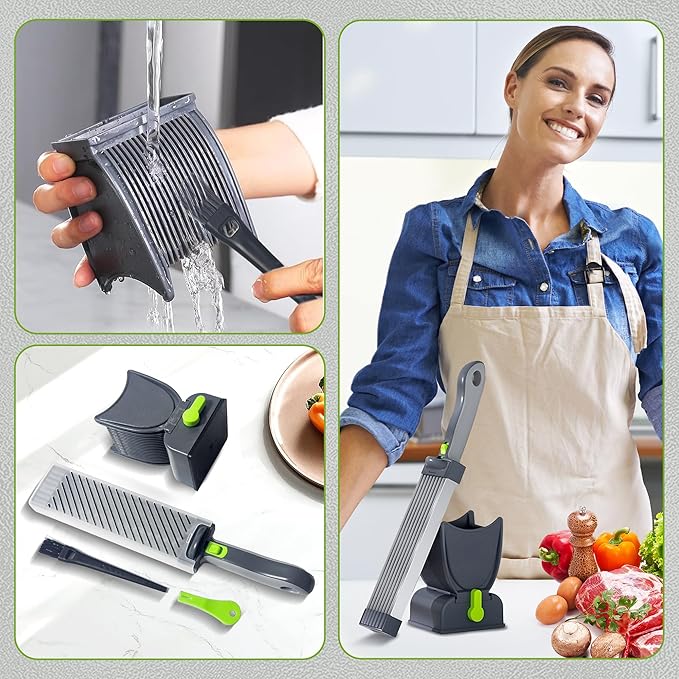 NIOSAV Fresh meat slicer,meat chopper,manual meat cutter,Food slices and minced fresh beef, pork, and mutton,2MM/4MM Cutting meat,Cut-Resistant Gloves