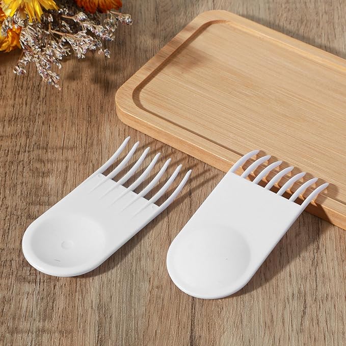 4pcs Vegetable Chopper Cleaning Tool Fork, Salad Onion Chopper Cleaning Tools, Salad Tool Vegetable Cleaner Comb, for Most Fruit Vegetables Choppers