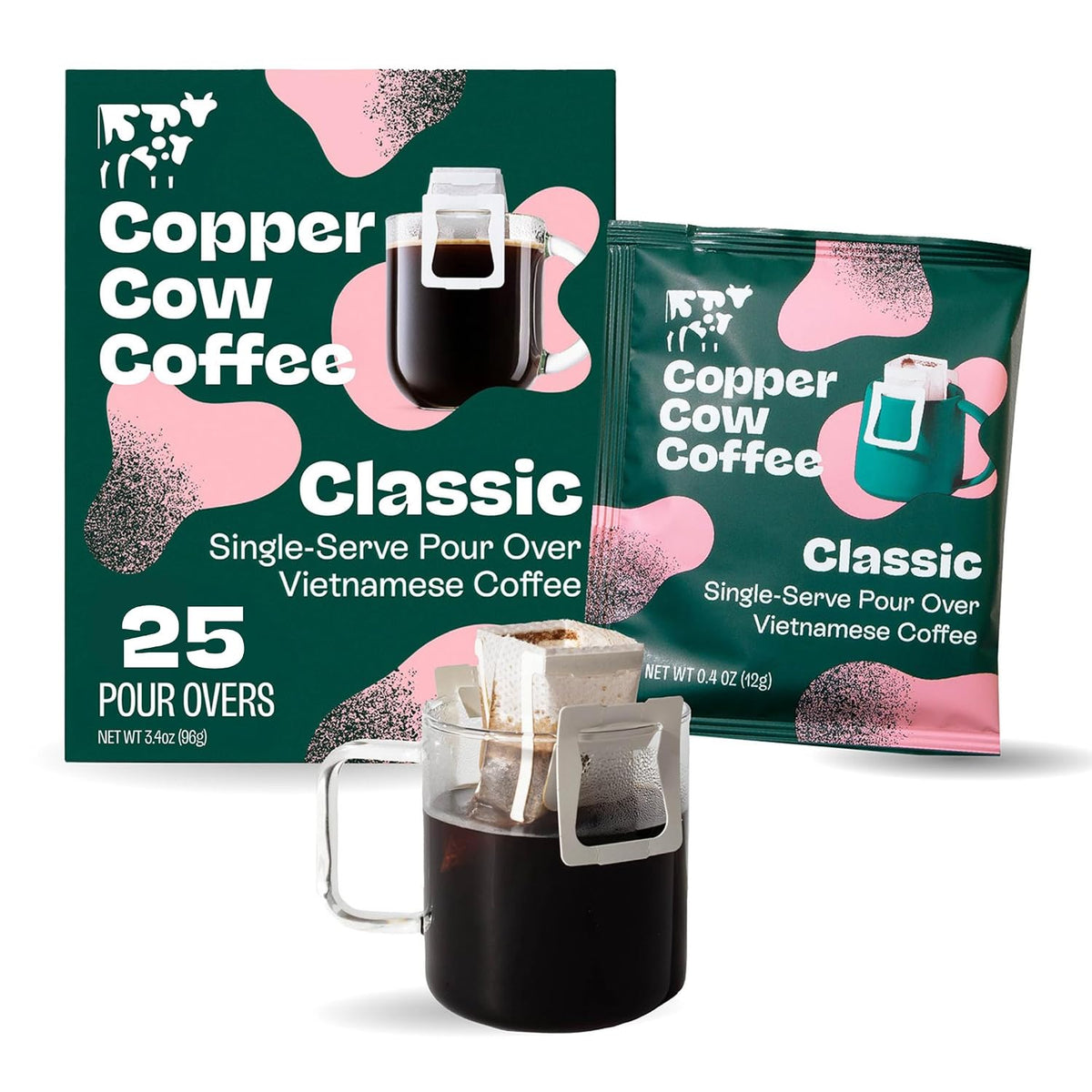 Vietnamese Pour Over Single Serve Dark Roast 25 Pack