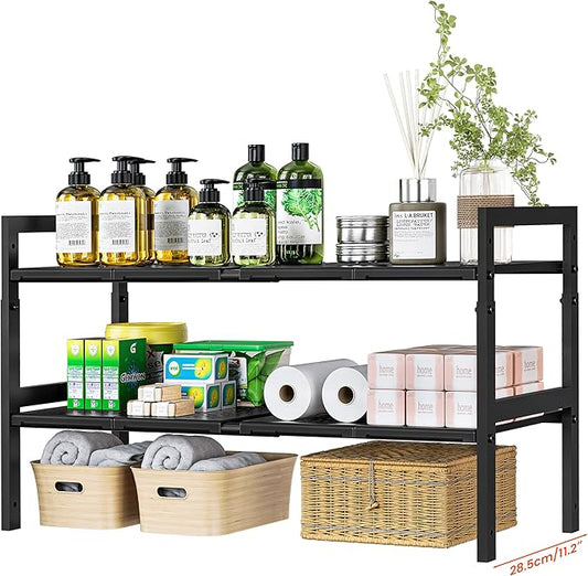 Under Sink Organizer and Storage 16.5"-30.7" Expandable Length