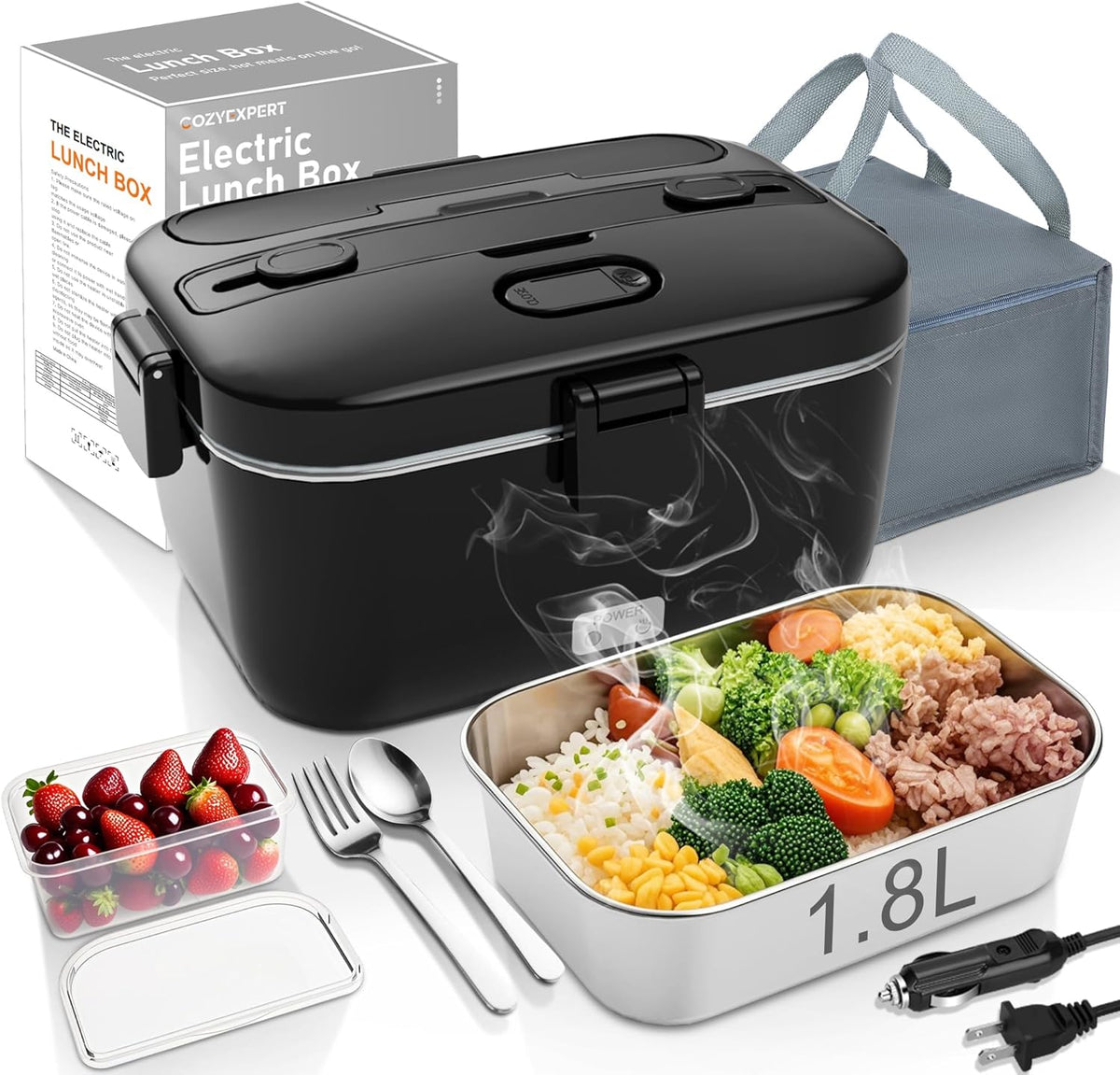Electric-Lunch-Box-Heated-Food-Warmer 100W Heating Box for Adult