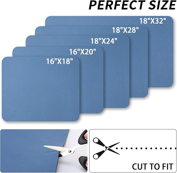 HotLive Dish Drying Mat for Kitchen Counter, Heat Resistant Drainer Mats with Non-slip Rubber Backed, Hide Stain Kitchen Super Absorbent Draining Mat, Easy to Clean Dish Rack Pad, Blue 18"x28"