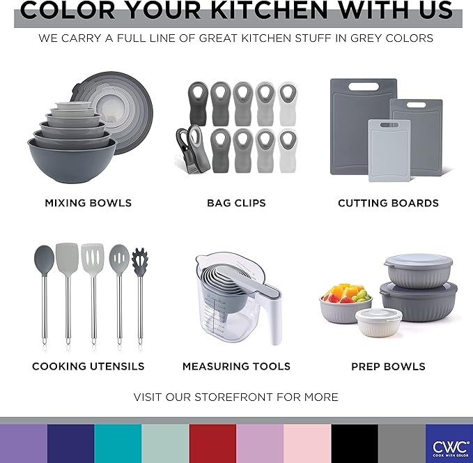 COOK WITH COLOR Kitchen Sink Strainer, Silicone, Flexible Sink Strainer, Sink Drain Strainer, Charcoal/Gray