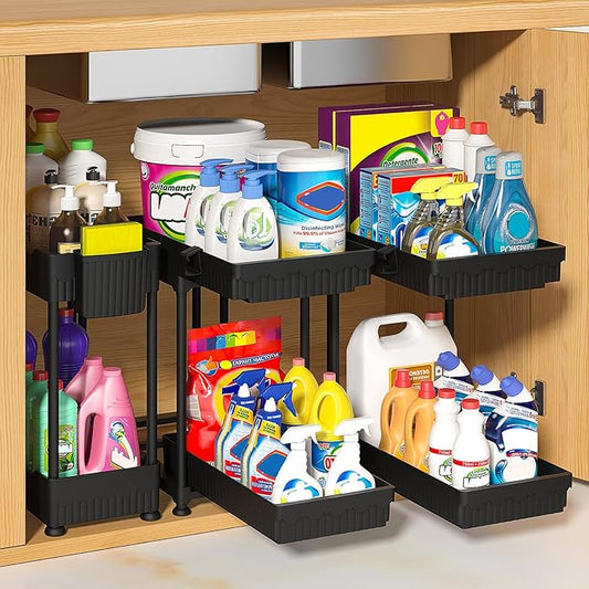 3 Pack Under Sink Organizer, 12.8Inch