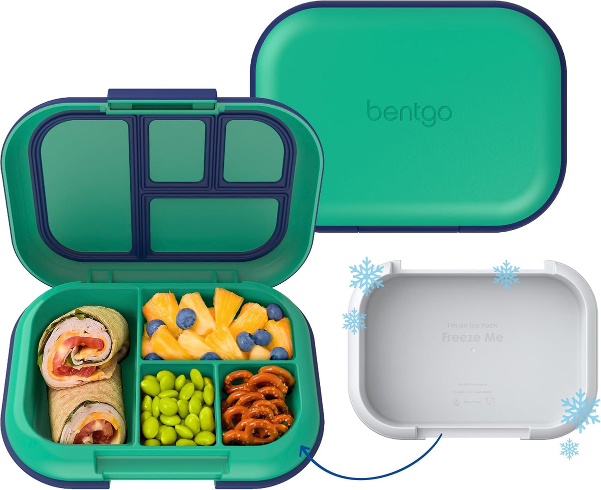 Chill Kids 4-Compartment Bento Box Leakproof Lunch Box