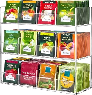 Acrylic Tea Bag Organizer for 216 Tea Packets