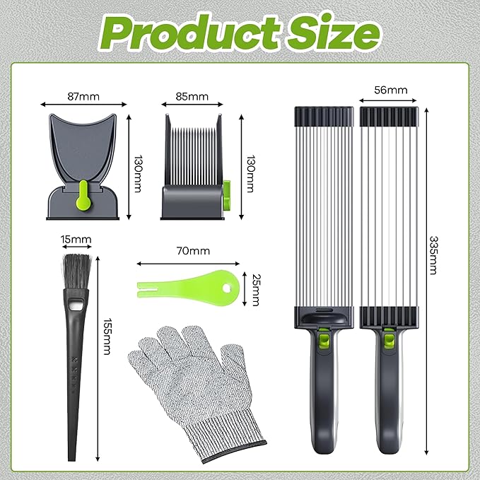 NIOSAV Fresh meat slicer,meat chopper,manual meat cutter,Food slices and minced fresh beef, pork, and mutton,2MM/4MM Cutting meat,Cut-Resistant Gloves