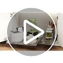Pull Out Cabinet Organizer 19½" W x 21½" D, Heavy Duty Cabinet Pull Out Shelves, Slide Out Drawers Organization for Kitchen Cabinets Bathroom