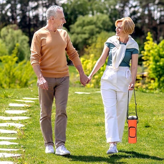 AF-WAN Portable Blender Carry Storage Bag sleeve with Shoulder Strap for Ninja BC151NV/BC51NV/BC151BK/BC151CR/BC151EM/BC151PR/BC151WH 18oz Blast Portable Blender (Orange)
