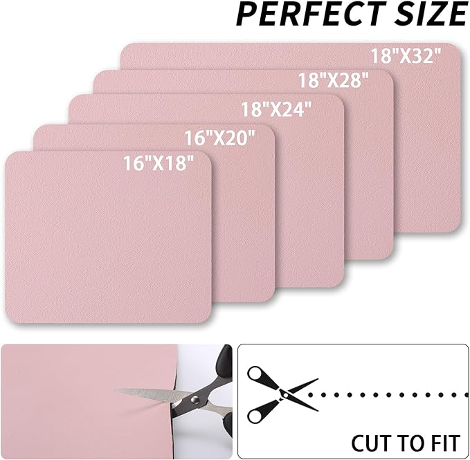 HotLive Dish Drying Mat for Kitchen Counter, Heat Resistant Drainer Mats with Non-slip Rubber Backed, Hide Stain Kitchen Super Absorbent Draining Mat, Easy to Clean Dish Rack Pad, Pink 18"x28"