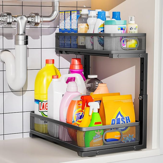 Under Sink Organizer, 1, Black