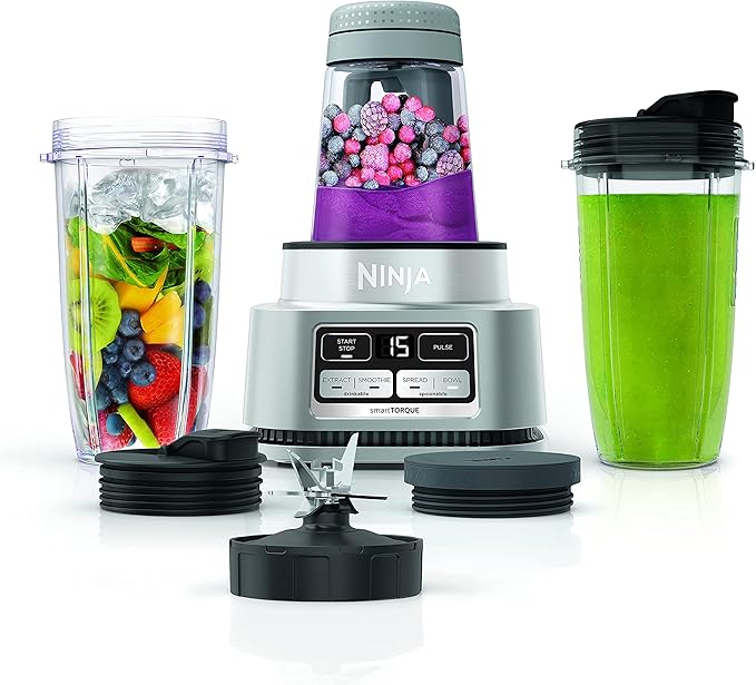 Ninja Foodi SS100 Smoothie Bowl Maker & Nutrient Extractor 1100W Blender SS101 (Renewed) (Ninja Foodi SS101)