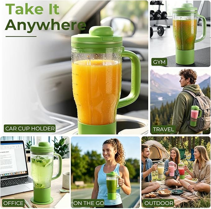 Personal Blender Accessories for Ninja Blendboss DB351GN, Leak-Proof Kit with Silicone Tumbler Boot, Spill Stopper & Sealing Ring, Cup Not Included (Watermelon BubbleGum)