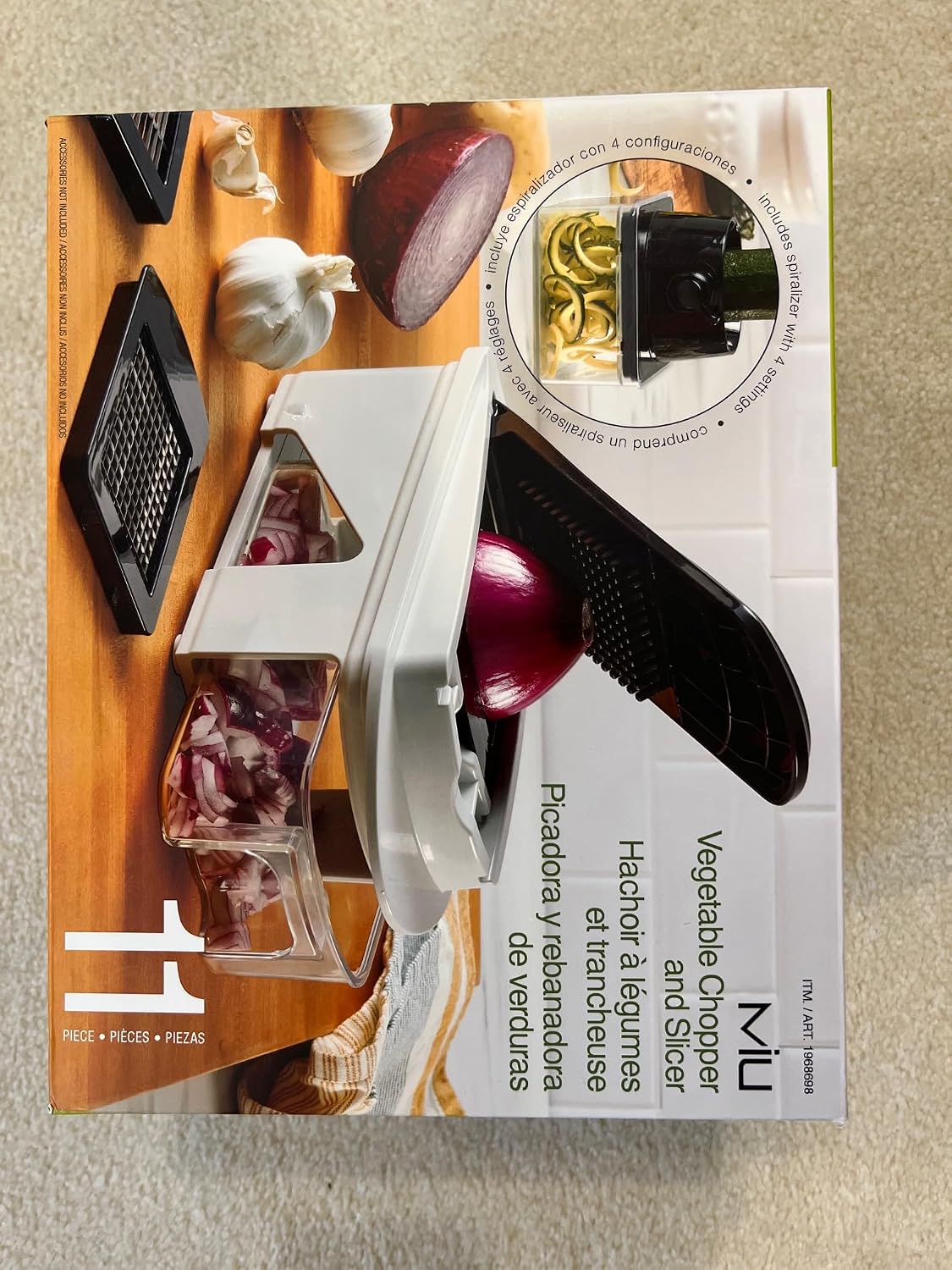 Vegetable Chopper, Dicer, Slicer for Fruits, Veggies, Onions, Potatoes.