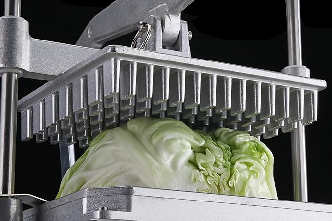 New Star Foodservice Extra Heavy Duty Aluminum Frame Vegetable Slicer Lettuce Cutter (1 Inch Cut)