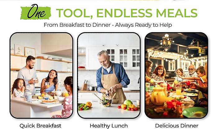 Vegetable Chopper - 14 In 1 Multifunctional Food Chopper with Container - Vegetable Cutter with Container for Salad - Kitchen Gadgets & Essential Kitchen Tool Set for Onion, Potato, Fruits & Veggies