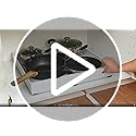 4 Pack Pull Out Cabinet Organizer Expandable, Adhesive with Nano Film, Pull Out Drawers for Cabinets in Kitchen, Pantry or Bathroom (White, 21“DEEPX[12"-20'']Width-4PACK)