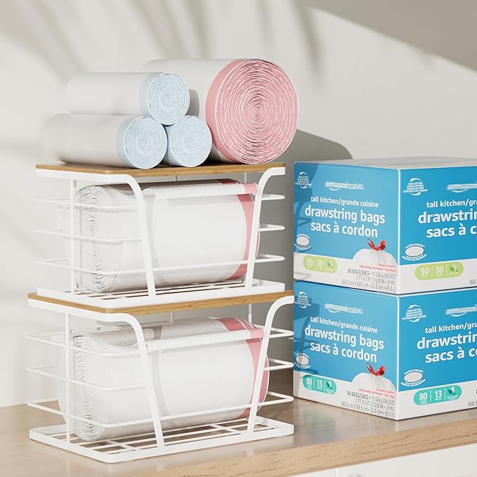 Extra Large 2 Pack Potato and Onion Storage Bins, White
