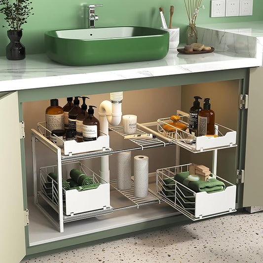 NETELAdjustable Under Sink Organizers and Storage