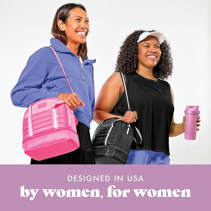 Fit & Fresh Shaker Bottle, Leak Proof Sports Blender Bottle for Protein Mix For Women, Durable Protein Shaker Cup 24 oz.with Unique Agitator for Smooth Mixing, Mauve