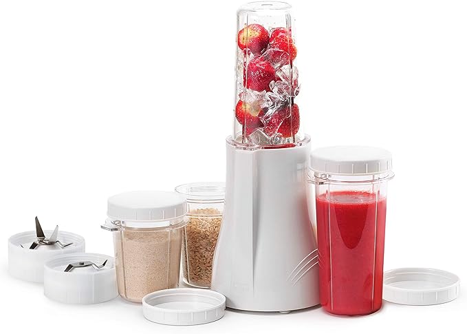Tribest PB-250R-A Personal Blender and Grinder Package, White (Renewed)
