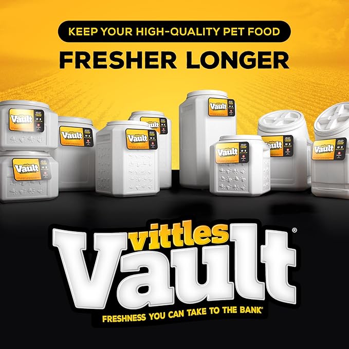 Gamma2 Vittles Vault Pet Food Storage Containers - Sealed Dog and Cat Food Storage Container, Fits up to 50lbs, Made in the USA - [14" L x 20" H]