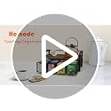 Wood Tea Bag Organizer, Teabag Holder with Drawer, Tea Organizers and Storage Box, 8 Compartments Tea Caddy Station Chests Display Container for Counter Kitchen, Black