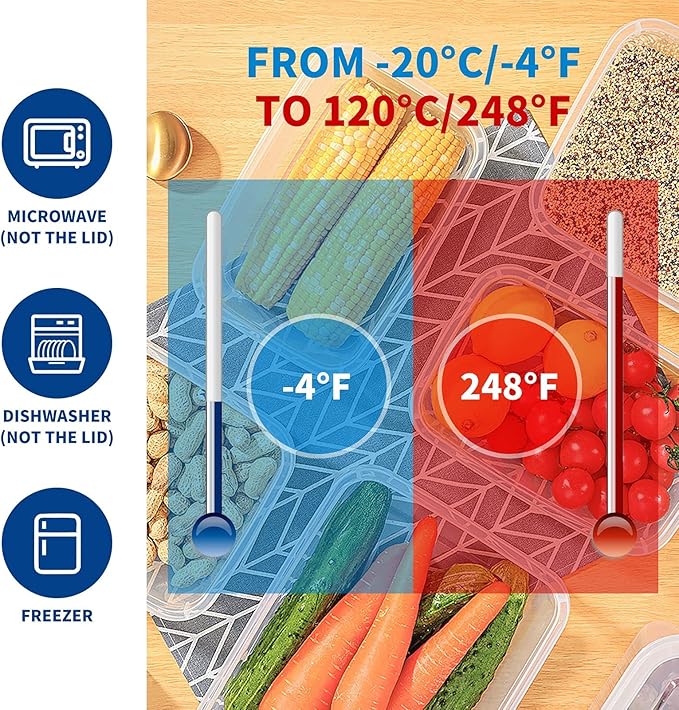 KIGI Food Storage Containers, Cylinder Airtight Canister with 4-Sided Locking Lid, Assorted Sizes Clear Sealed Jar for Dry Food & Spices, BPA Free Plastic, 8 Piece Set, 1.35Cup /2.9Cup /5.2Cup /8.3Cup