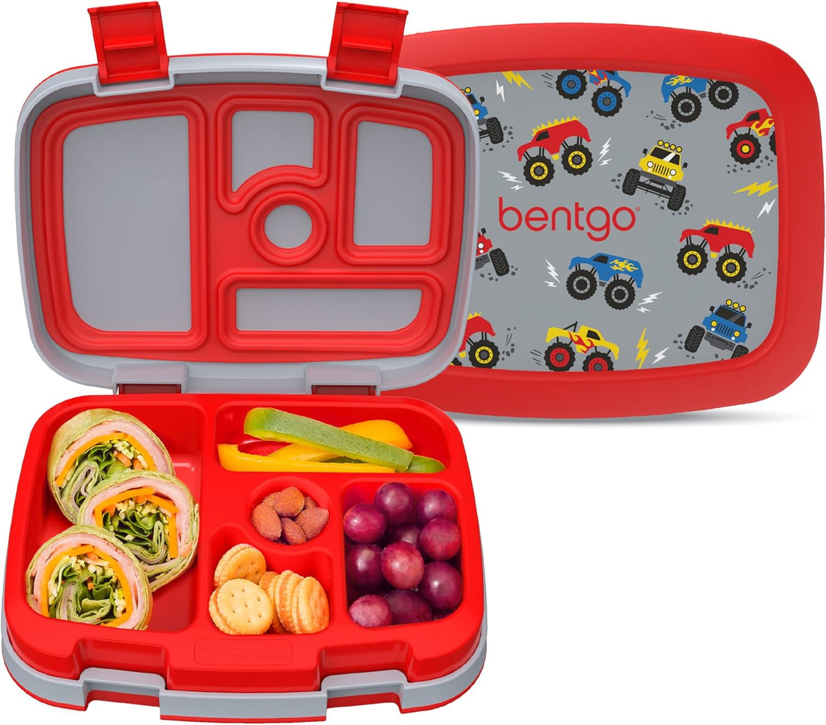 Kids Prints Leak-Proof 5-Compartment Bento-Style Kids Lunch Box