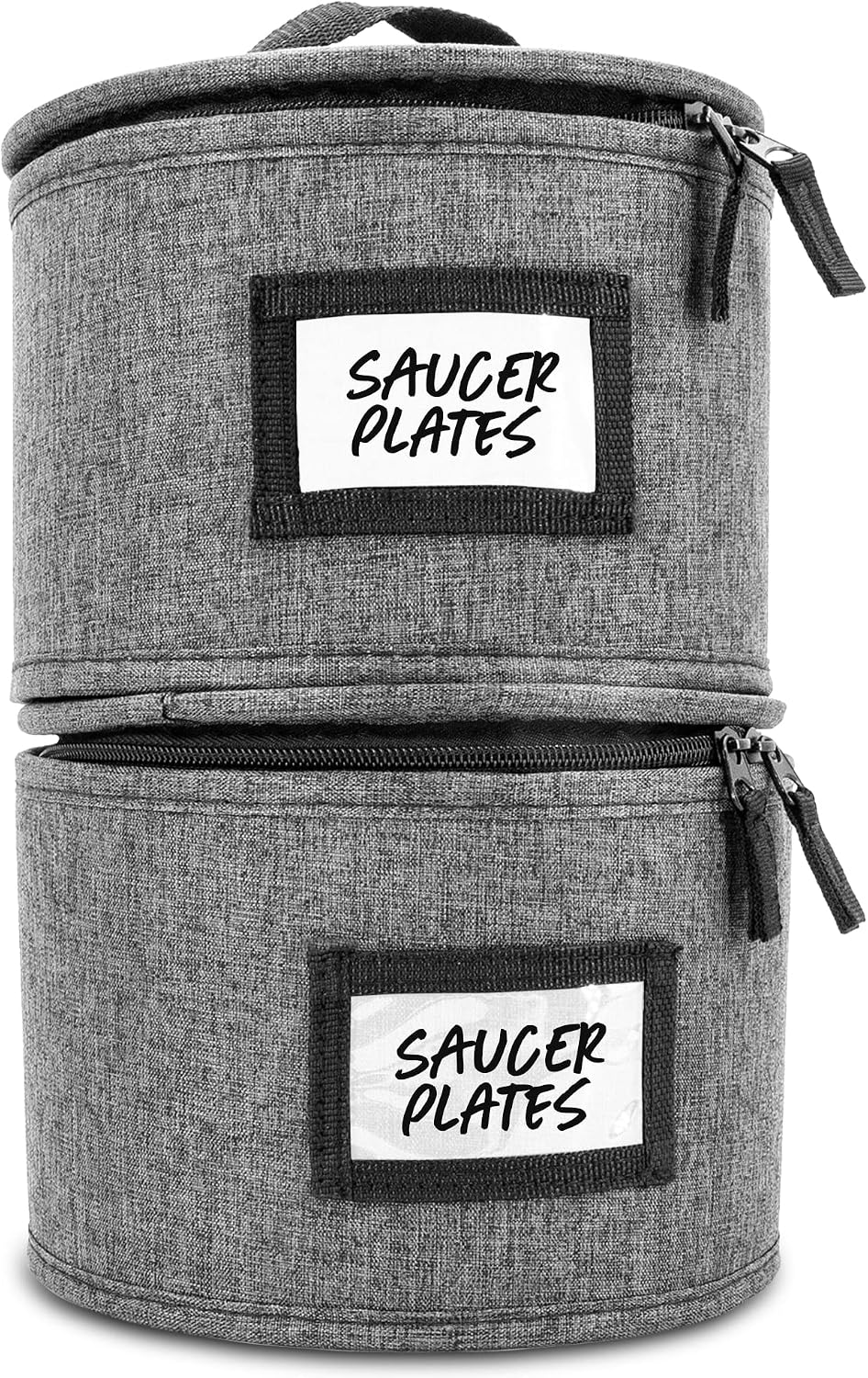 China Storage Containers, 2pc Saucer Box, 24 Felt Pads