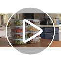 8 Pack 35 oz Glass Containers - Airtight, Microwave, Oven
