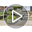 Hand Crank Food Chopper Red - Manual Food Processor with Egg Separator, Labor-Saving, Easy to Clean, Large Vegetable Mixer Blender for Onion, Garlic, Salad, Salsa, Nuts, Meat, Fruit, etc