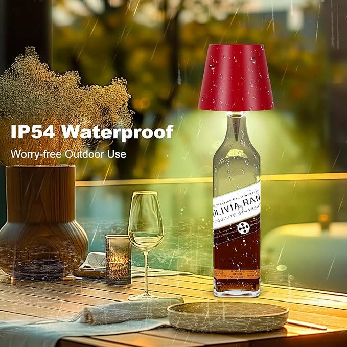 2026 New Wireless Bottle Lamp,RGB LED Bottle Light with Remote(RGB Wine red, 1pc)