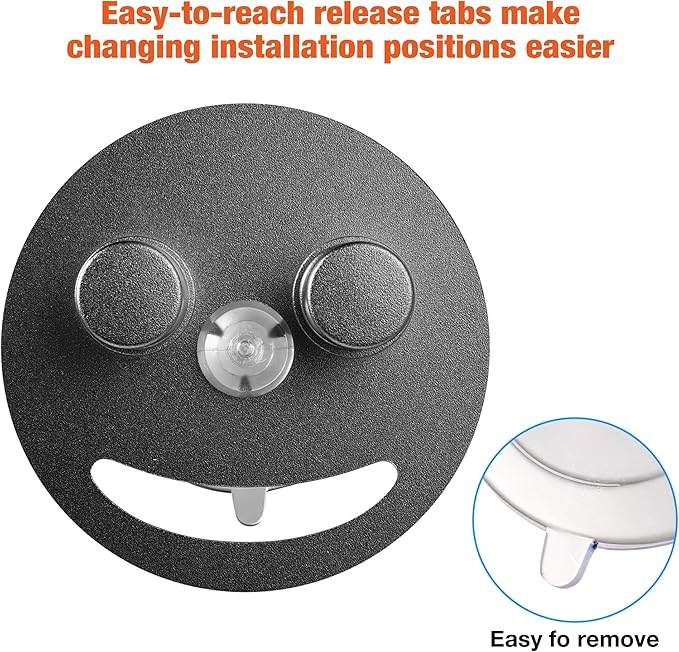 smiley face sponge holder (BLAKC)