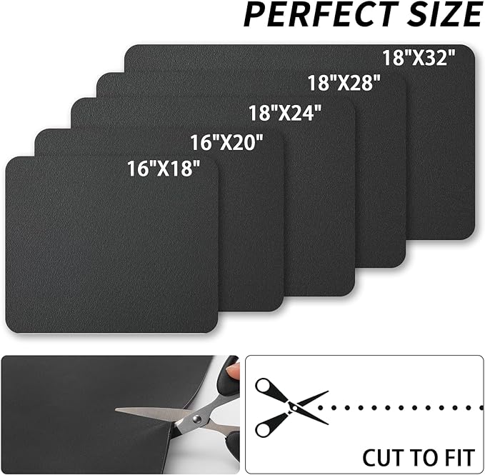 HotLive Dish Drying Mat for Kitchen Counter, Heat Resistant Drainer Mats with Non-slip Rubber Backed, Hide Stain Kitchen Super Absorbent Draining Mat, Easy to Clean Dish Rack Pad, Black 18"x28"