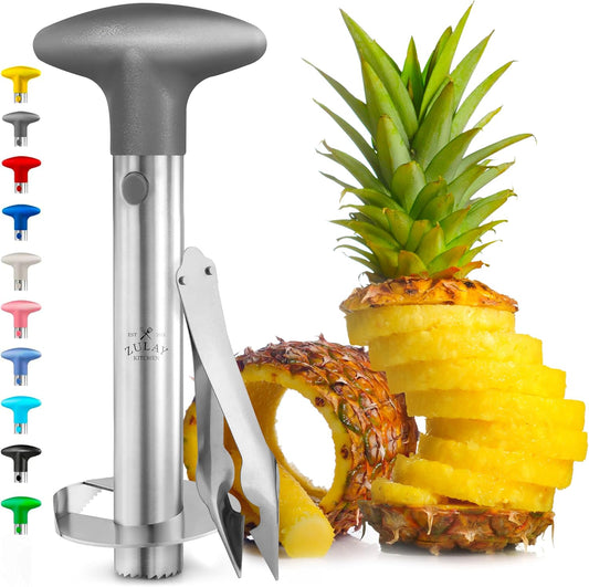 Stainless Steel Pineapple Corer, Slicer & Eye Peeler