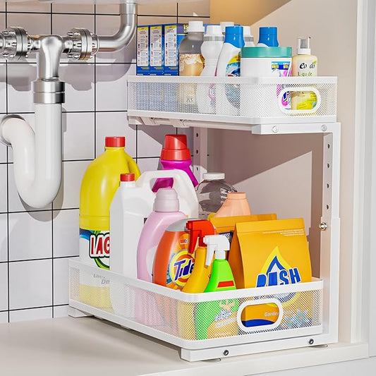 Under Sink Organizer, 1, White