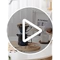 Ceramic Pour Over Coffee Maker With 40 pcs Paper Filter