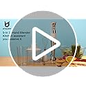Immersion Hand Blender with chopper - Puree Baby Food, Sauce & Soup