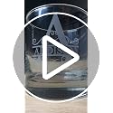 Personalized Whiskey Glasses Set of 2 – Engraved Monogram Bourbon Scotch Groomsmen Dad Gift for Men – Custom Initial Name Old Fashioned Birthday Rocks Glasses (2)
