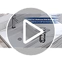 Upgraded 3 in 1 Bathroom Sink Drain Strainer, Pop Up Stopper